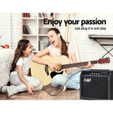 NNEDSZ 41 Inch Electric Acoustic Guitar Wooden Classical EQ With Pickup Bass Natural