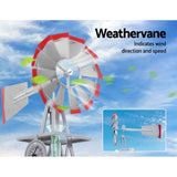 NNEDSZ 4FT 146cm Metal Ornaments Outdoor Decor Ornamental Wind Will