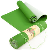 NNEDPE Powertrain Eco Friendly TPE Yoga Exercise Mat - Green