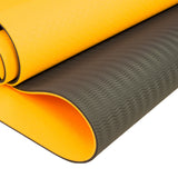 NNEDPE Powertrain Eco-Friendly TPE Pilates Exercise Yoga Mat 8mm - Orange