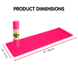 NNEDPE Powertrain Eco-Friendly TPE Pilates Exercise Yoga Mat 8mm - Pink