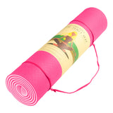 NNEDPE Powertrain Eco-Friendly TPE Pilates Exercise Yoga Mat 8mm - Pink