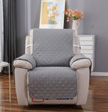 NNEKG Waterproof Sofa Cover Recliner (Grey)