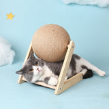 NNEOBA Cat Scratching Ball Toy Kitten Sisal Rope Ball Board Grinding Paws Toys Cats Scratcher Wear-resistant Pet Furniture supplies