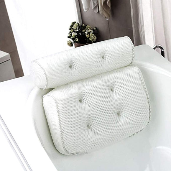 NNEOBA SPA Non-Slip Bath Pillow with Suction Cups Bath Tub Neck Back Support Headrest Pillows Thickened Home Cushion Accersory jacuzzi