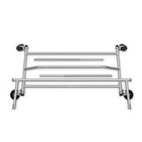 NNEDSZ Clothes Coat Rack Stand Portable Garment Hanging Rail Airer Adjustable