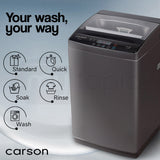 NNEMB 7kg Automatic Top Load Washing Machine Home Dry Wash Automatic Washer
