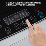 NNEMB Washing Machine 7kg Platinum Automatic Top Load Home Dry Wash