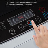NNEMB 9kg Top Load Washing Machine Home Dry Wash Automatic Washer Laundry Grey