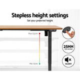 NNEDSZ Standing Desk Sit Stand Table Riser Height Adjustable Motorised Electric Computer Laptop Table