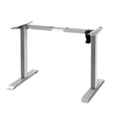NNEDSZ Standing Desk Sit Stand Riser Height Adjustable Motorised Frame Only Grey