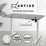 NNEDSZ Adjustable Desk Frame White