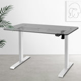 NNEDSZ Adjustable Desk Frame White