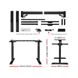 NNEDSZ Motorised Standing Desk - Black