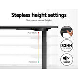 NNEDSZ Motorised Standing Desk - Black
