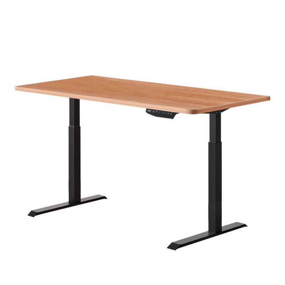 NNEDSZ Standing Desk Sit Stand Motorised Electric Computer Laptop Table 120cm Dual Motor