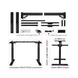 NNEDSZ 160cm Motorised Electric Height Adjustable Standing Desk Table Dual Motor