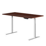 NNEDSZ Standing Desk Motorised Sit Stand Table Height Adjustable Computer Laptop Desks Dual Motors 140cm