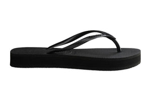 NNEKG Slim Flatform Thongs (Black Size 39 40 BR)