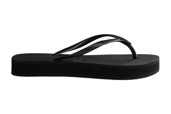 NNEKG Slim Flatform Thongs (Black Size 39 40 BR)