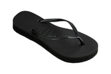 NNEKG Slim Flatform Thongs (Black Size 39 40 BR)