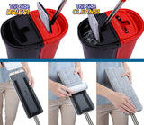 NNEDPE Self Squeeze Mop & Bucket Set With Extra Mop Head Bonus