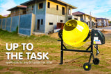 NNEDPE Kartrite Cement Concrete Mixer 63L Sand Gravel Portable 220W