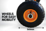 NNEDPE Kartrite 140L Cement Concrete Mixer Sand Gravel Portable 650W