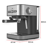 NNEDPE Hauffmann Davis SA-CM-2009 Espresso Coffee Machine 15 Bar Italian Pump