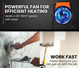NNEMB UMEHT-38 2400W Portable Industrial Electric Space Heater Portable Blow Fan