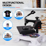 NNEMB 30x23cm Swing Away Heat Press Machine