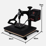NNEMB 30x23cm Swing Away Heat Press Machine