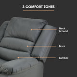 NNEMB Luxury Recliner Chair-Grey