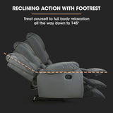 NNEMB Luxury Recliner Chair-Grey