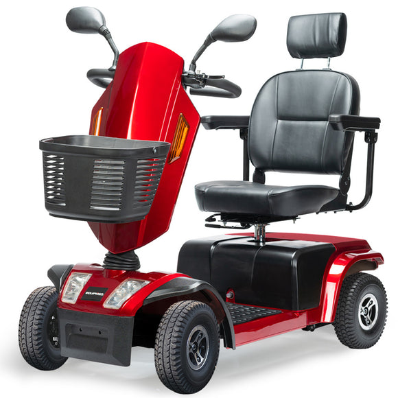 NNEMB VentureCruise Mobility Scooter-XXL Size-30km Max Range-180kg capacity-Red