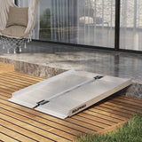 NNEMB 91cm Portable Folding Aluminium Access Ramp-272kg Rated-for Wheelchair-Mobility Scooter-Rollator