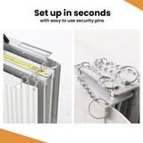 NNEMB 152cm Portable Folding Aluminium Access Ramp-272kg Rated-for Wheelchair-Mobility Scooter-Rollator