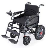NNEMB Power Electric Wheelchair-Folding-XL Wide Seat-20km Max Range-Lithium Battery-Black