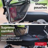 NNEMB Power Electric Wheelchair-Folding-15km Max Range-Aluminium Frame-Lithium Batteries-Airline Approved