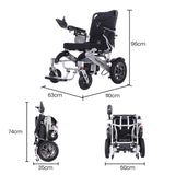 NNEMB Power Electric Wheelchair-Folding-15km Max Range-Aluminium Frame-Lithium Batteries-Airline Approved