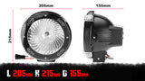 NNEDPE 2x RIGG 107s OFF ROAD Driving Lights