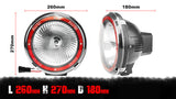 NNEDPE HID 9 Light CH678 100W RED