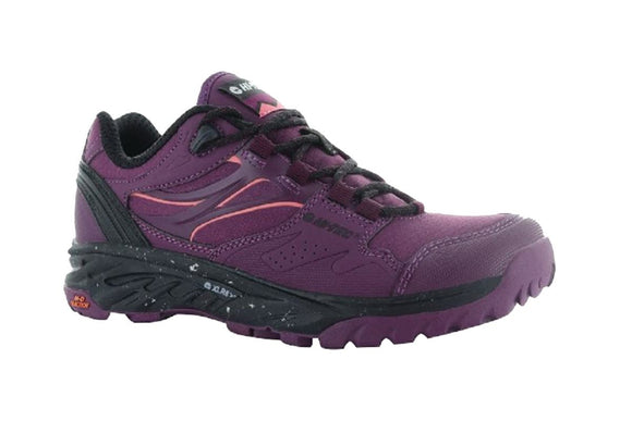 NNEKG Hi Tec Womens V Lite Wild Life Scorpion Shoe (Grape Wine Size 10 US)