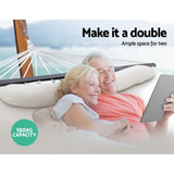 NNEDSZ Swing Double Hammock Bed Cream