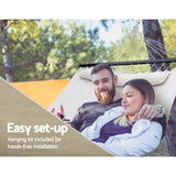 NNEDSZ Swing Double Hammock Bed Cream