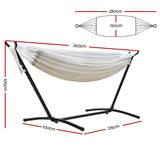 NNEDSZ Camping Hammock With Stand Cotton Rope Lounge Hammocks Outdoor Swing Bed