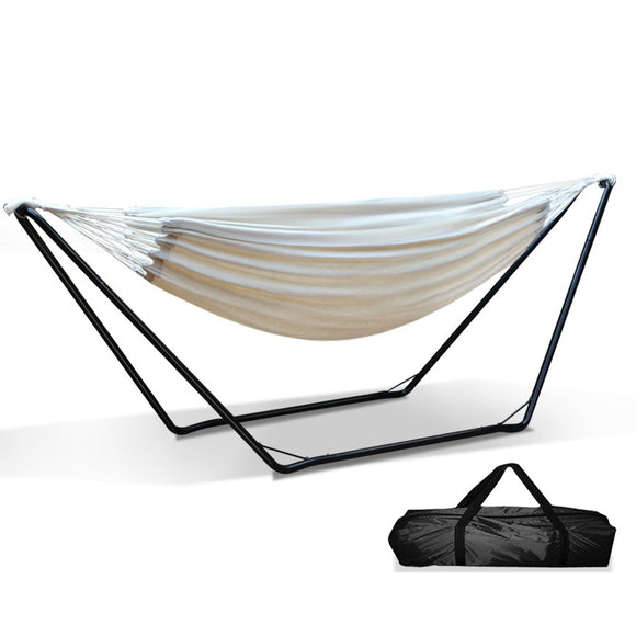 NNEDSZ Hammock Bed with Steel Frame Stand