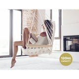NNEDSZ Hammock Hanging Swing Chair - Cream