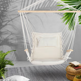 NNEDSZ Hammock Hanging Swing Chair - Cream