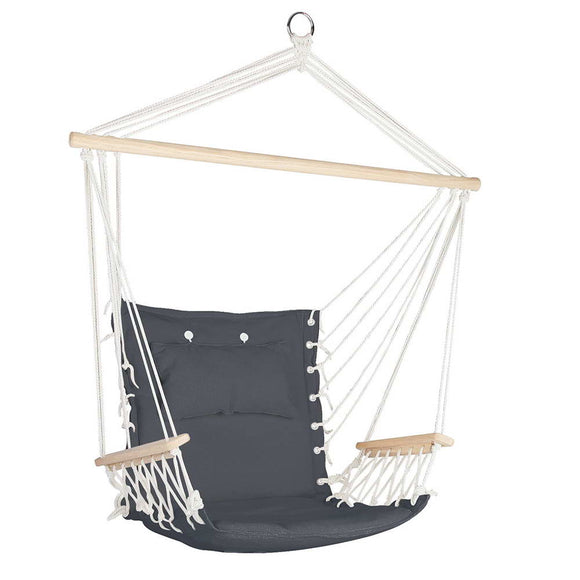 NNEDSZ Hammock Hanging Swing Chair - Grey